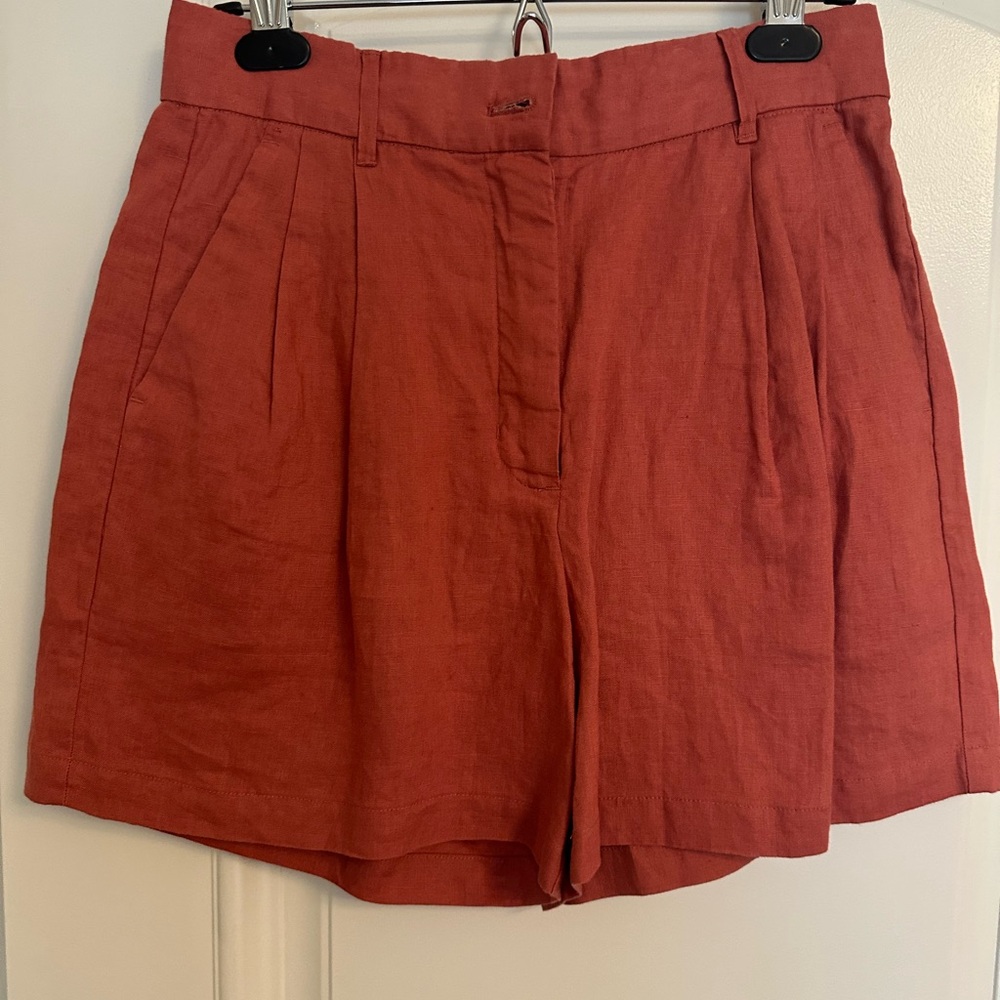 Wilfred High Waist Terracotta Shorts
